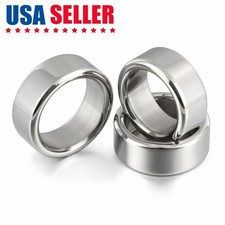 Thick Heavy Duty Stainless Steel Metal Silver Male Cock Ring Penis Enhancer Band