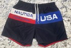 Vintage Nautica Competition USA Men’s Size L Swim Trunks Shorts Swimming 90s Y2K