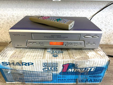 Sharp VC-AA350 Multi-System VHS VCR   Working  Original Box  Remote  PAL/NTSC
