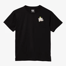 Milk Mocha Bear: Pocket Milk T-Shirt - Black / XXL