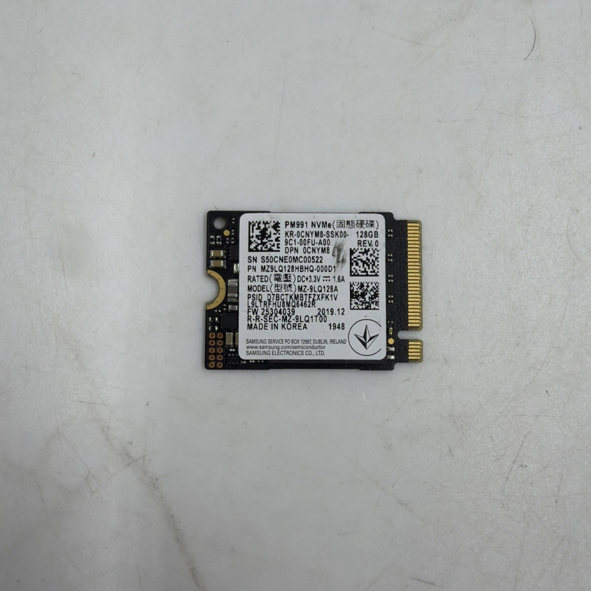 SAMSUNG 中古 m.2 NVMe SSD 128GB×6個セット Samsung M.2 Interface 128 GB Solid State Drives for sale - eBay