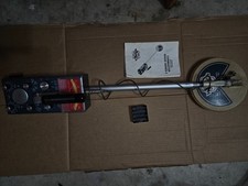 Whites Coinmaster 6000D Series 2 Metal Detector COIL Hard Case For Parts AS IS