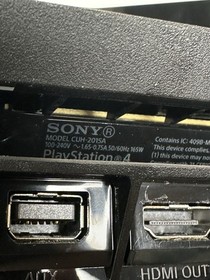 Sony PlayStation 4 Slim 500GB Black Console w/ Uncharted 4 Box - Tested & Works