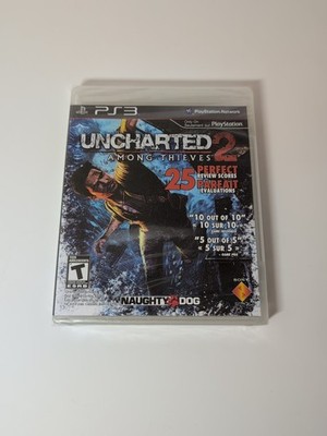 Uncharted 2 Among Thieves (PlayStation 3, 2009) PS3 Brand New Factory Sealed