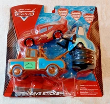 RARE "Dive Sticks" Disney Pixar Cars WATER Pool Bath Toy dive Toys NEW, See Desc