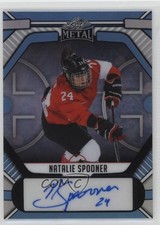 2025 Leaf Metal Legends Platinum Blue Prismatic /4 Natalie Spooner Auto 9cf