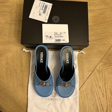 Versace Mule Sandals Open Toe Women's Size 9 