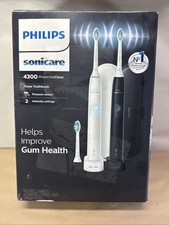Philips Sonicare 4300 ProtectiveClean 2 Pack Electric Toothbrush Factory Sealed