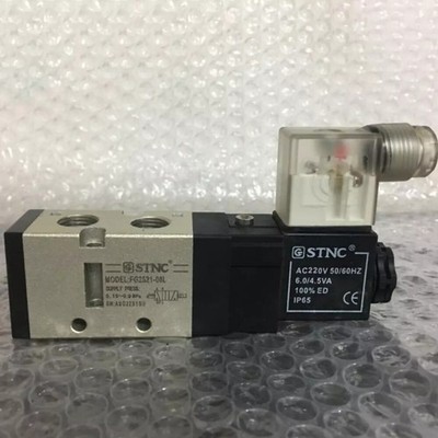 1PCS NEW FOR STNC Two-position five-way solenoid valve FG2521-08L AC220V