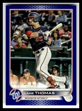 2022 Topps #555 Lane Thomas Royal Blue