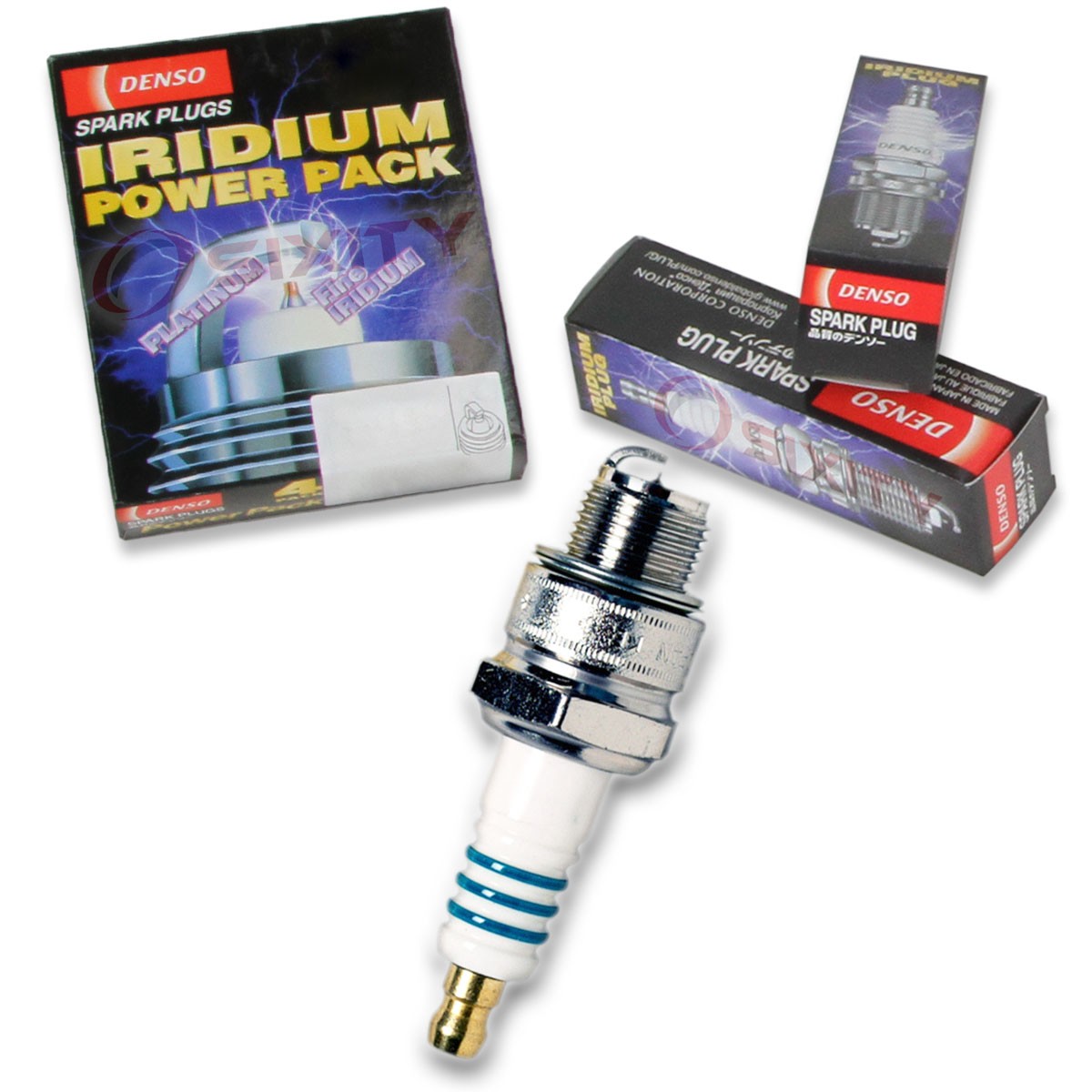 1 pc Denso Iridium Power Spark Plug for Suzuki 292 Nomad 1974 Tune Up Kit vu