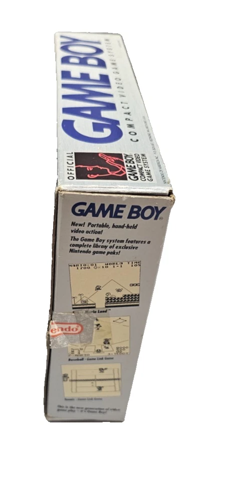 Sistema de juego Nintendo Game Boy DMG-01 1989 de colección ¡SOLO EN CAJA! SIN CONSOLA/SIN INSERTOS Foto 3 de 4