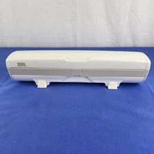 Wrapmaster Plastic Wrap Dispenser Model 1500 White Concealed Blade Tested