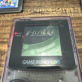 Nintendo Game Boy Color [Atomic Purple] Works great 4 games