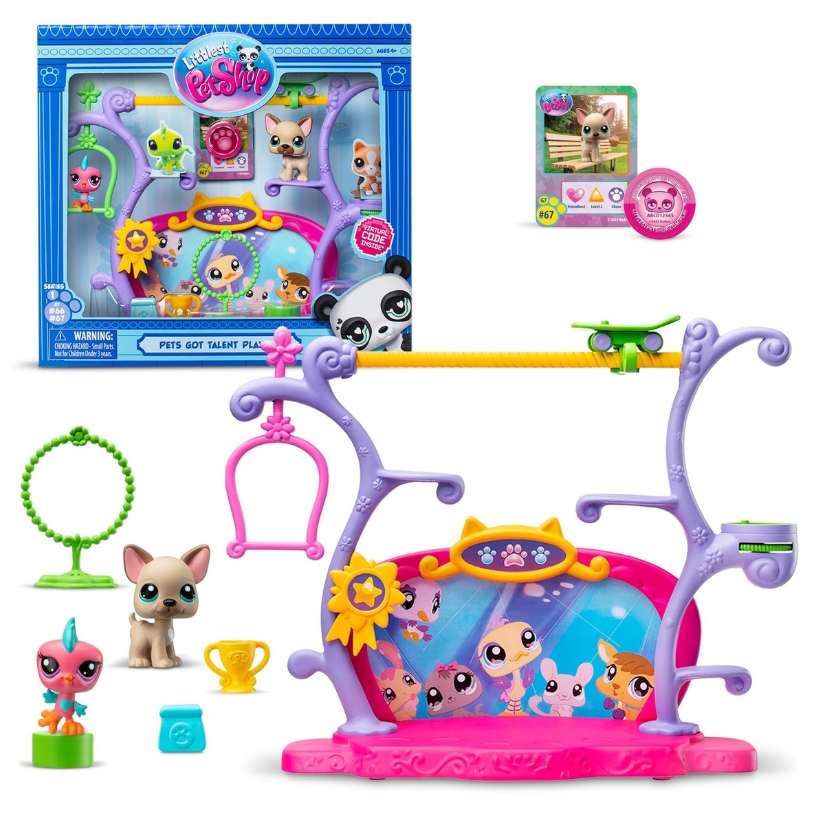 Littlest Pet Shop Generation 7 Pets Got Talent Playset with