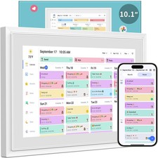 Smart WiFi Digital Calendar,HD Touch Screen Home Interactive Electron Calende...