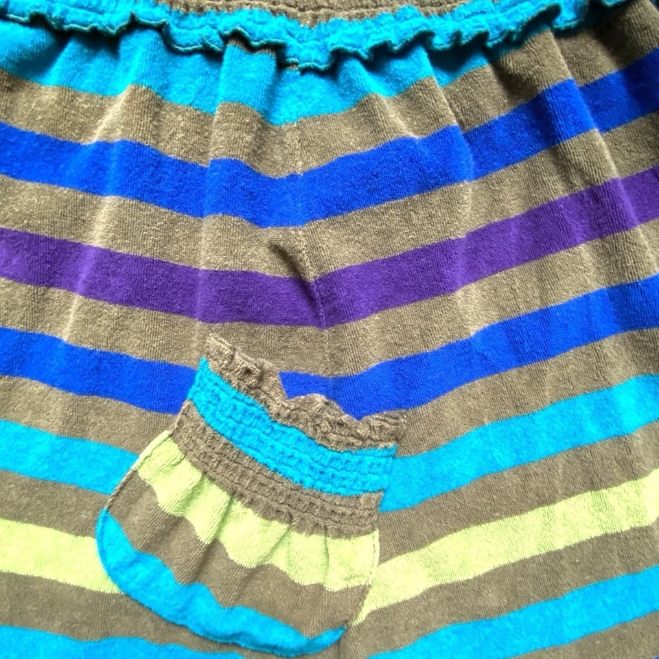 Xhilaration 女式 S/M 婴儿娃娃泳装遮盖连衣裙睡衣睡衣复古 — 第 2/3 张图片