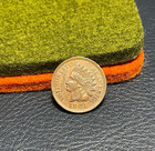 (#100908).  Indian Head Cent (Penny) - 1901   AU+  4 diamonds — photo 1