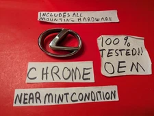 ✅ OEM 1999 2000 LEXUS RX300 RX 300 GRILLE EMBLEM CHROME GRILL BADGE LOGO FACTORY