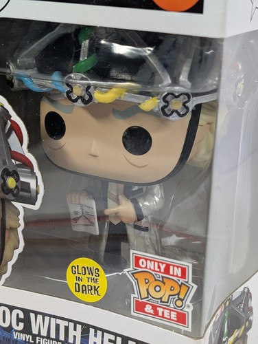 Funko POP Movie: Ritorno al Futuro-Doc con Casco Giocattolo da Collezione, Multicolore - Foto 3 di 5