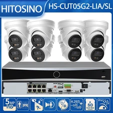 5MP HD Surveillance Cameras CCTV Outdoor 8CH NVR Home Security Camera System Lot