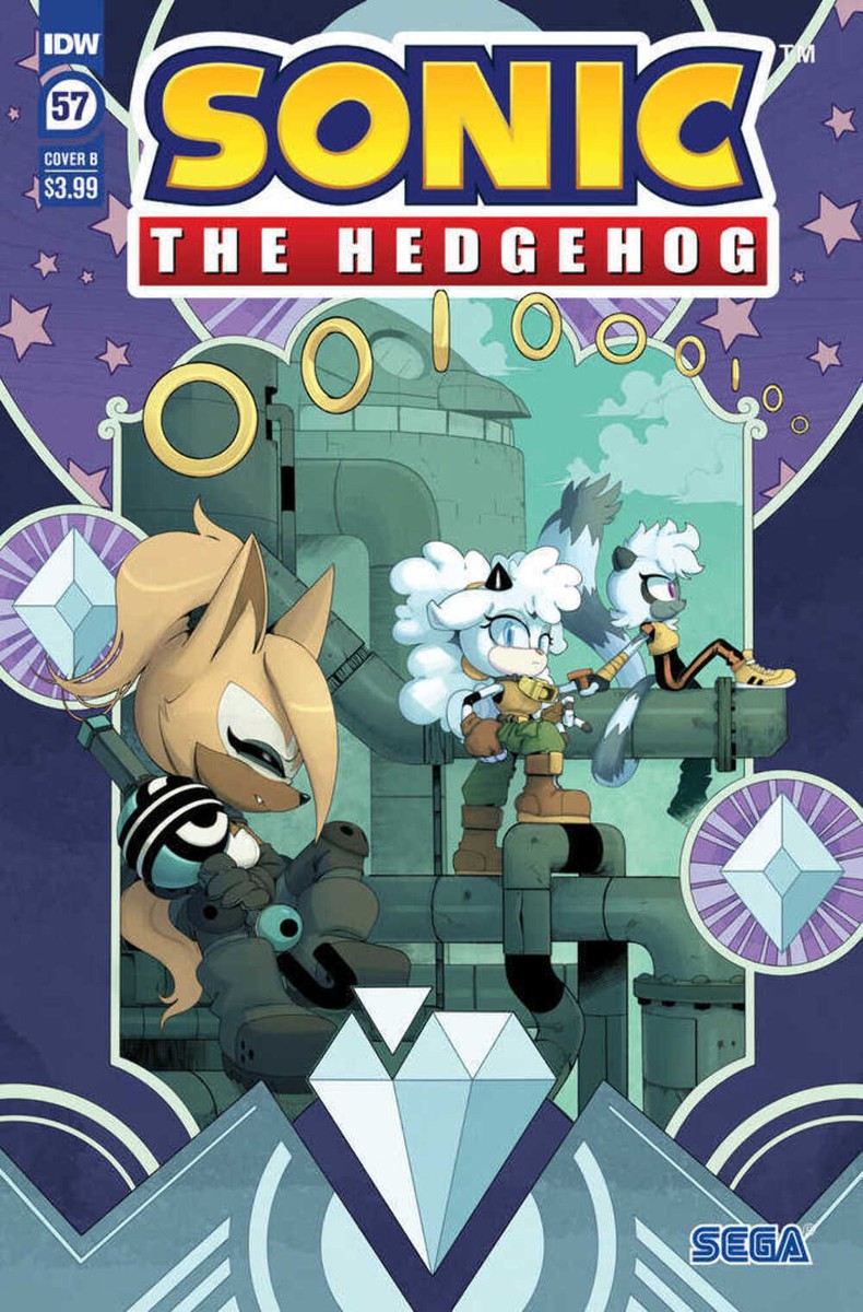 Sonic the Hedgehog #57 Cover B-Adam Bryce Thomas (IDW Publishing