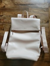 Matt & Nat: Light Pink Vegan Leather (polyurethane) Lightly Used Laptop Backpack