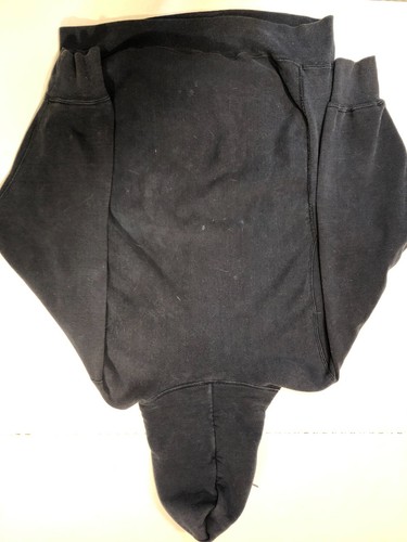 Vintage Georgetown University Macgregor Sand Strick Hoodie Herren Lg schwarz  - Bild 2 von 8