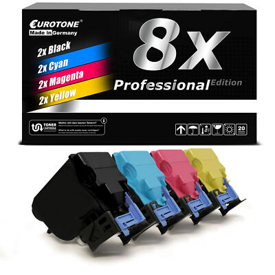 8x PRO Toner für Konica Minolta Bizhub C-25