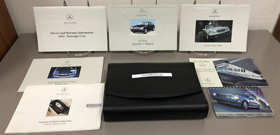 Mercedes-Benz S-Class マニュアルセット 2002 Mercedes Benz S-Class S430 S500 S55 AMG S600 Owner's Manual