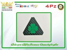 alfa romeo 4 triangoli QUADRIFOGLIO verde ADESIVO mito 147 giulietta 159 giulia 