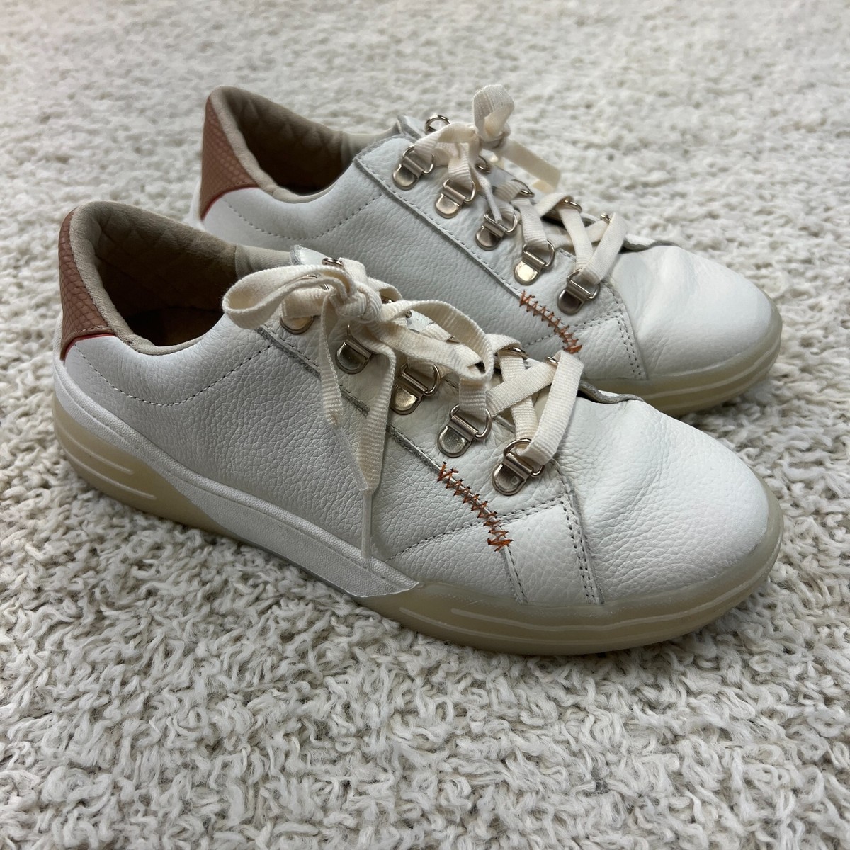 Dr Scholls Shoes Original Collection Sneakers Womens M White Leather Lace  Up