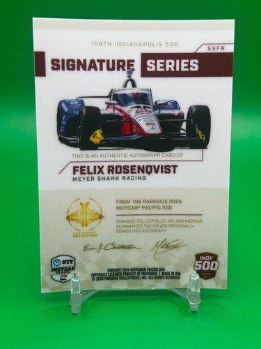 2024 Parkside Pacific Indy 500 Indycar *Lista di scelta* Firma Auto & /99/49 - Foto 39 di 61