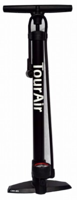 TOUR-AIR Standpumpe für Auto- Dunlop- und Sclaverantventil CBK-MS  Fahrradpumpe
