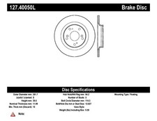 StopTech Rear Left Disc Brake Rotor for 2000 - 2009 Honda S2000