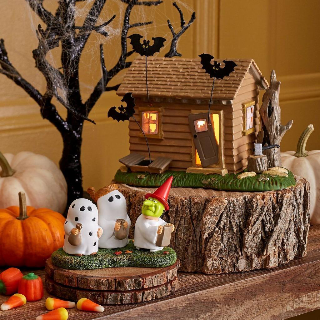 Dept 56 PEANUTS HAUNTED HOUSE 6005589 NRFB Lighted Bldg trickor