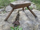 Antique milking stool, Primitive early 19 Th Century, Midwest — photo 3