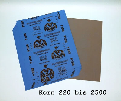 STARCKE-MATADOR Starcke Matador Softflex 991 A, Nass Schleifpapier 230x280mm, P220 bis P7000