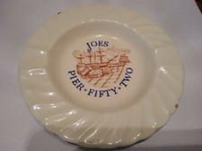 Vintage  JOES PIER FIFTY TWO RESTAURANT ASHTRAY  KIPNESS NEW YORK CITY NYC