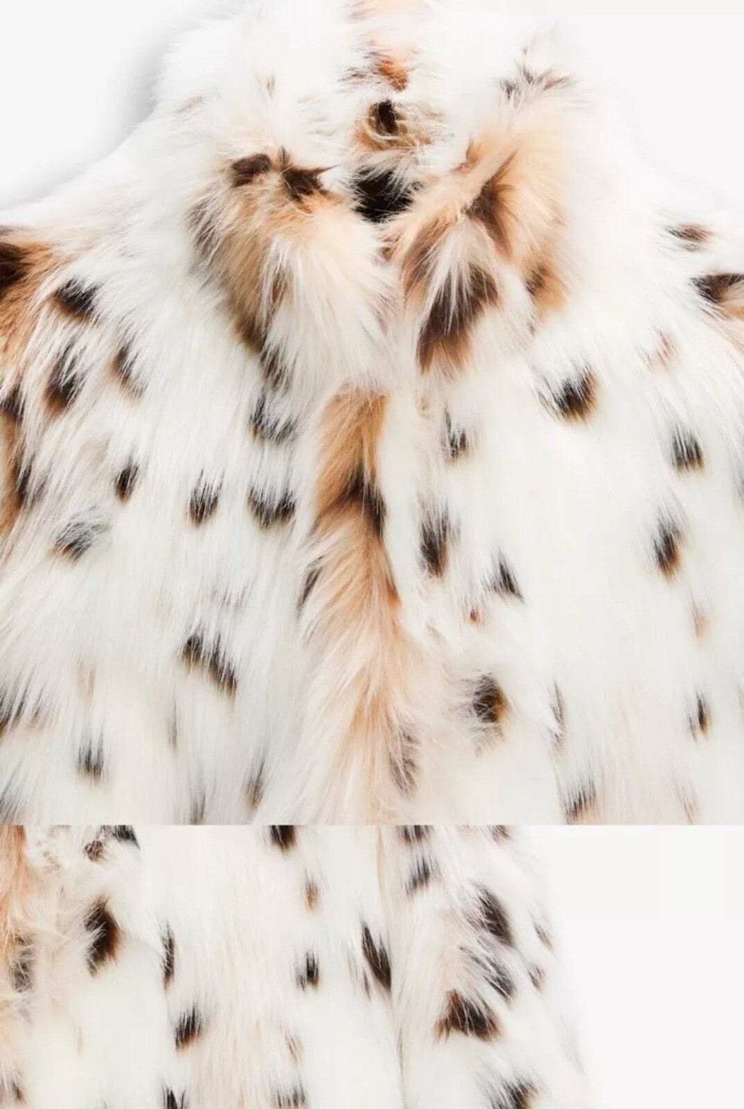 ZARA FAUX FUR JACKET ZW COLLECTION LEOPARD NEW FW24/25 SIZE S REF. 4360/241 image 6