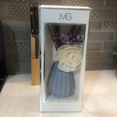 MG Studio Tahitian Gardenia High Fragrance Diffuser Floral Decor , 150Ml, 5.28oz