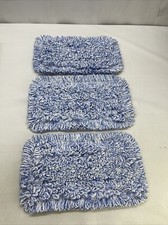 Microfiber Pro Mop Pad 3Pk 9"-10   Wet and Dry Flat Mop Head Refills New
