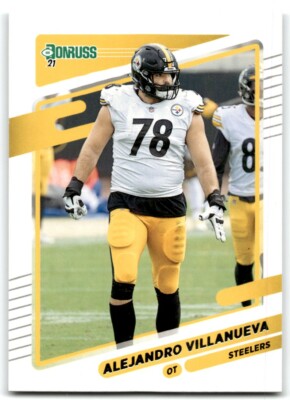 2021 DONRUSS ALEJANDRO VILLANUEVA PITTSBURG PITTSBURGH STEELERS #24