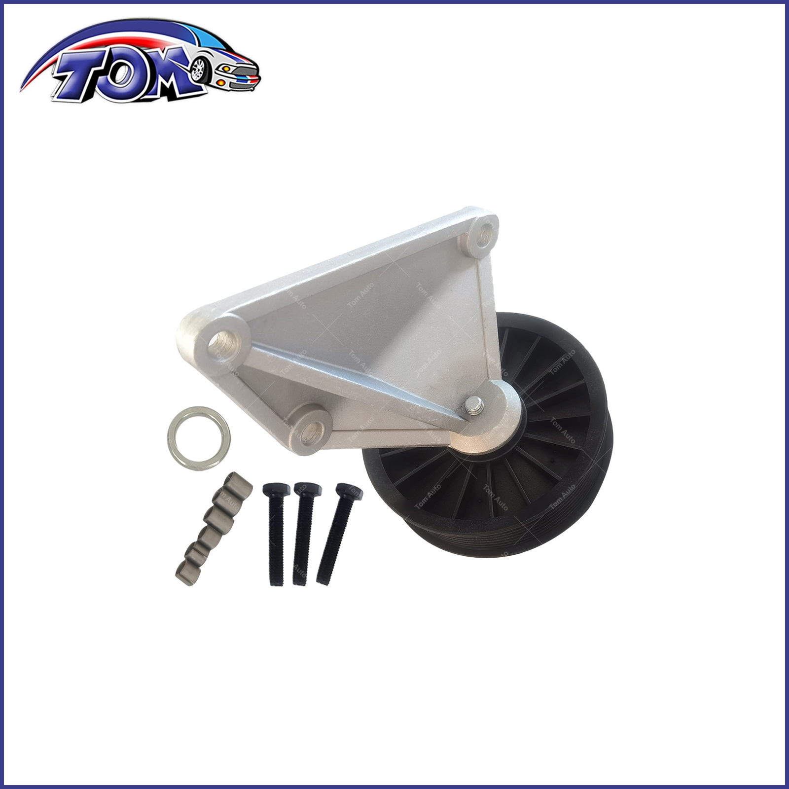 New A/C Compressor Bypass Pulley Fits Ford F150 F250 F350 F550 Super