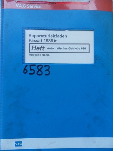 Werkstattbuch Reparaturleitfaden VW Passat Automatisches Getriebe 096 #6583