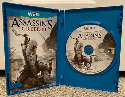 Assassins Creed 3 Nintendo Wii U Video Game Authentic Tested Works