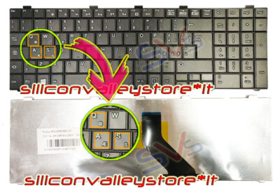 Tastatur Original Schwarz Fujitsu Lifebook A530 AH530 AH531 NH751 NH531 Defekt
