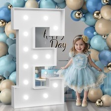 4FT Marquee Letters, Cool Light Marquee Light Up Letters E, Large Letters for...