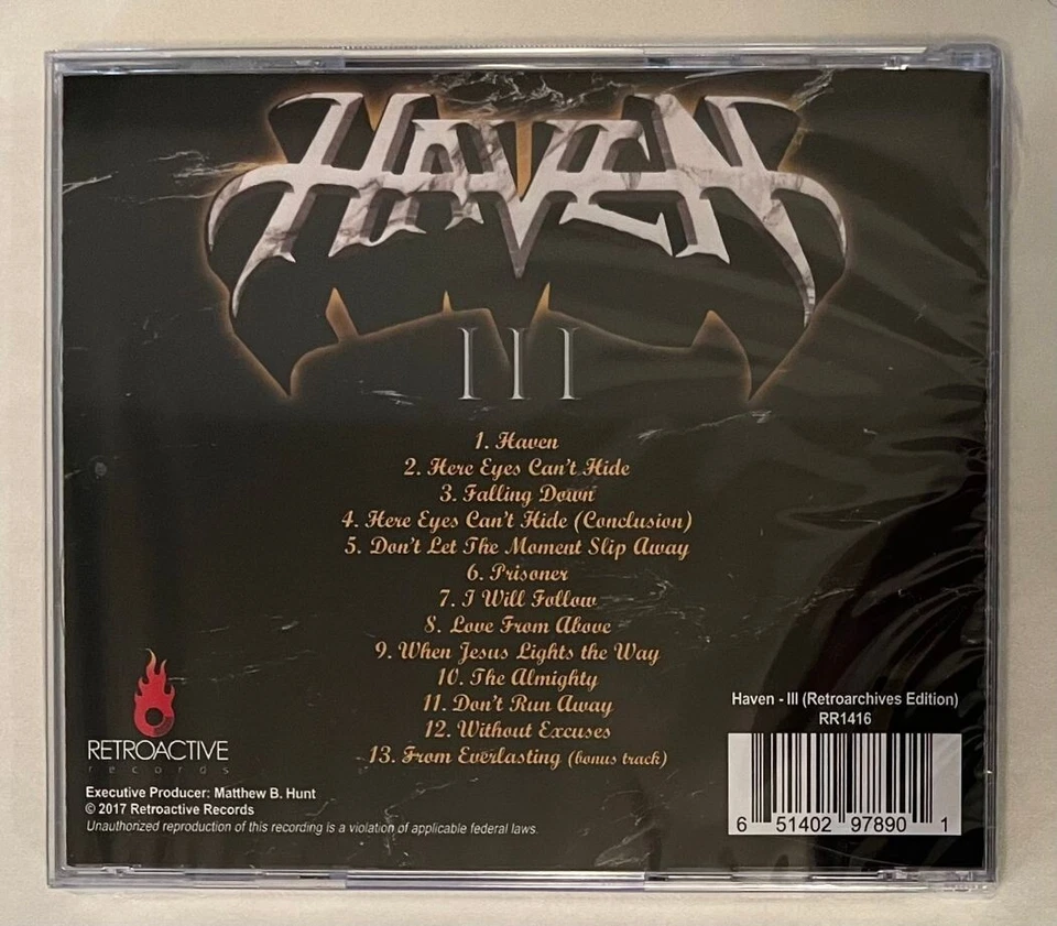 Haven- III + Bonus Track (2017 Remastered Edition CD - Only 500 Made) Recon Foto 2 de 2