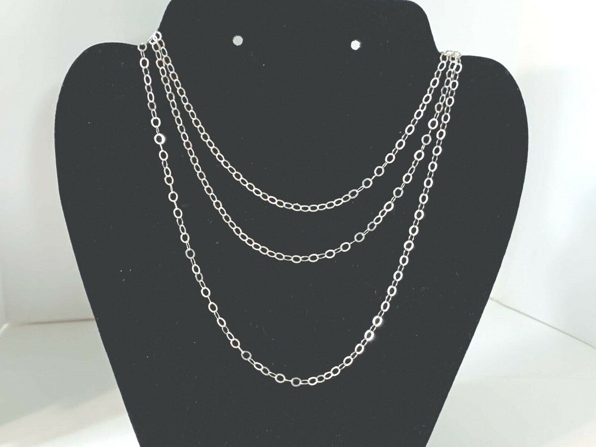 国内で当店のみ ILLUSORY - Time Machine Coil-Link Necklace Women's Interlocking D Logo Stainless Steel Chain Necklace